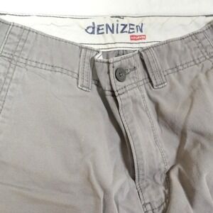 Denizen from Levi's Men's Gray Cargo Shorts Size W30 Multiple Pockets Casual 10"
